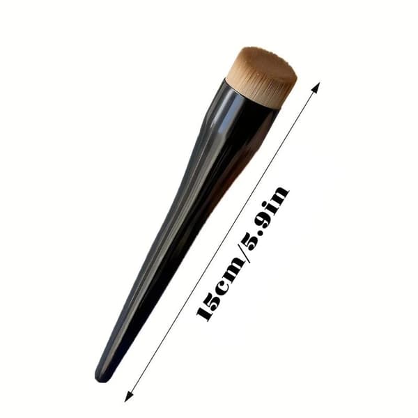 1 stk. flad top foundationbørste, konturvinklet blushbørste, makeup