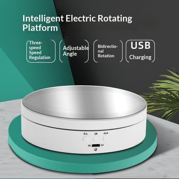 USB-virtalähde 360° moottoroitu näyttöteline tuotekuvaukseen A1