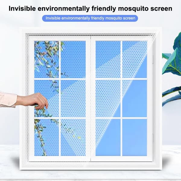 Hyttysverkko DIY Itsekiinnittyvä Hyttysverkko Ikkunaan B 50×100cm