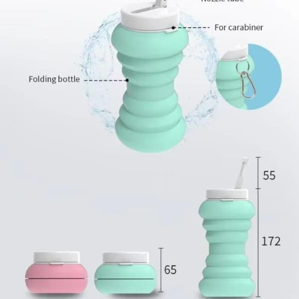 600 ml bærbar bidet-spray med stor kapacitet, sammenklappelig bærbar A5