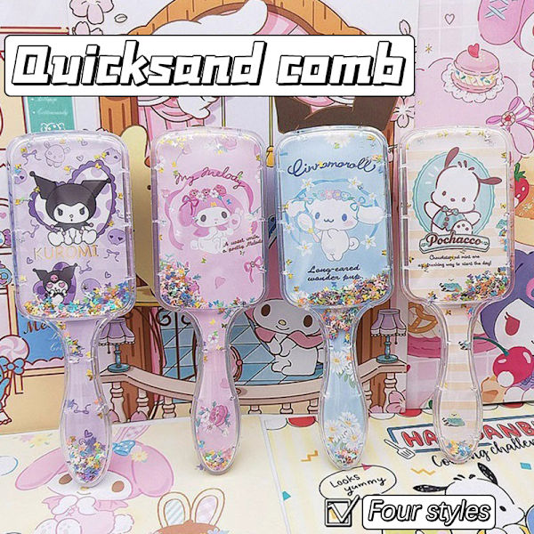 Sarjakuva Sanrio Air Cushion Comb Kuromi Cinnamoroll MyMelody Ani A2