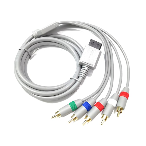 1,8m 5 RCA-kabel for Nintendo Wii-kontrollkonsoll o Video AV