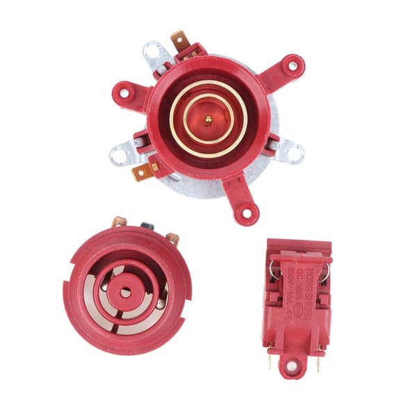 1Set Vattenkokare Bas Termostat Temperatur Switch Anslutning White