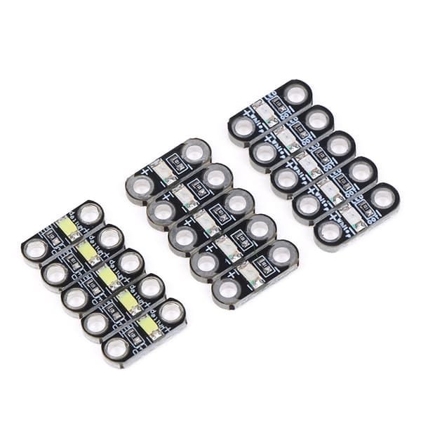 5 stk. 3-5V 40MA LilyPad Led Lille LED-lysmodul til DIY-sæt 3 Green 5pcs