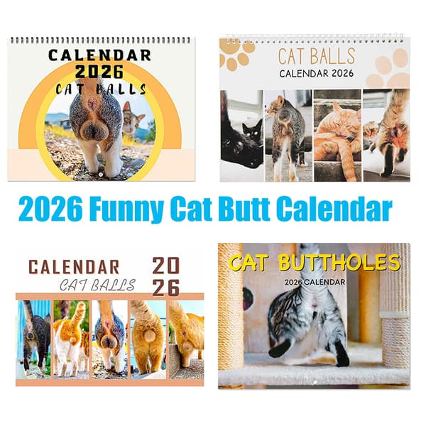 Katterumper 2026 For Katteelskere Morsom Kattekalender A4