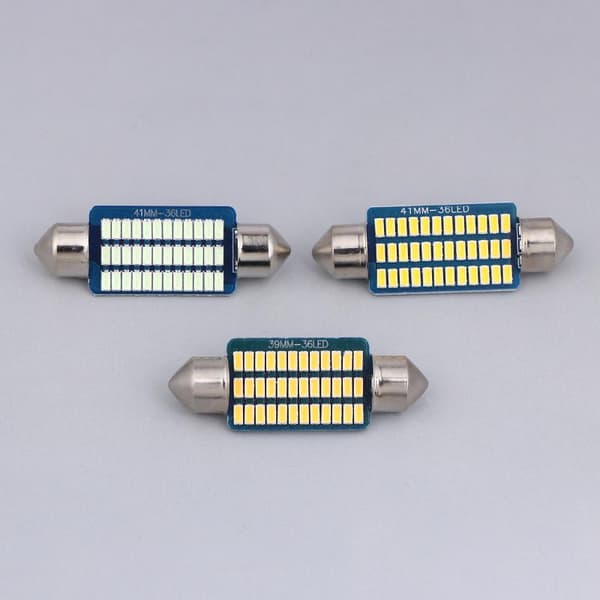 6 STK C5W LED Pærer Canbus Festoon LED Til Bil Interiør Nummerplade C2