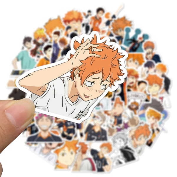 52 st Haikyuu Graffiti Anime Sticker Hinata Shoyo för bagage S