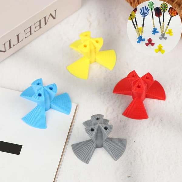 5 stk. 3D-printet dartstativ, fast opbevaringsstativ til dart, dartbordplade Gray 5Pcs