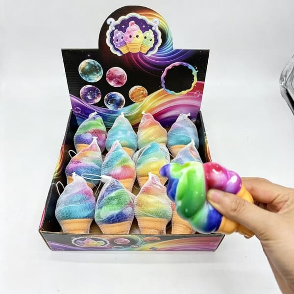 Isvafler Langsom Tilbageslag Dessert Sensorisk Fidget Legetøj Sommer 1pc random