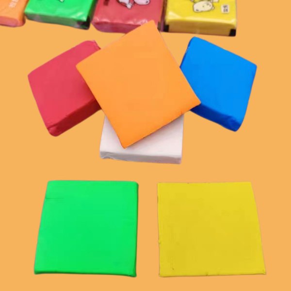 Enfärgad plastikgummi Eraser Soft Sketch Wipe Highlight Multicolor