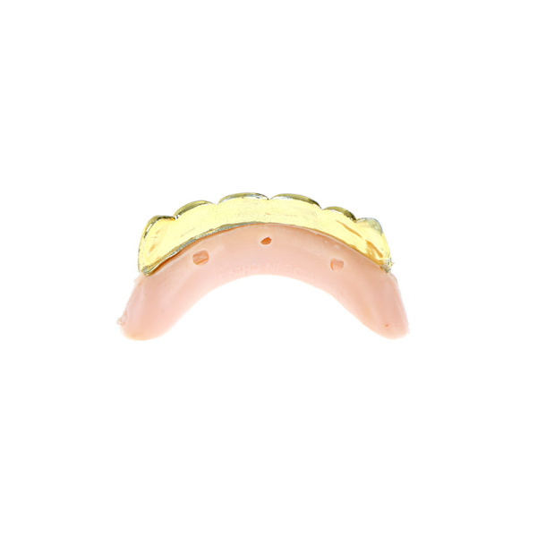 1 stk. Bling Grillz   Bulk Halloween Fødselsdagsfest Guld Sølv