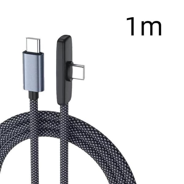 90-graders Type C-kabel 100W hurtiglading og dataoverføringskabler 100cm