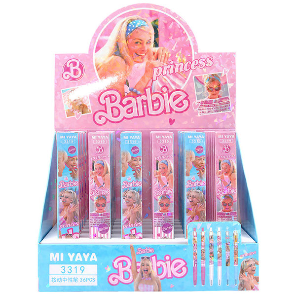 Kawaii Barbie sisäänvedettävä lyijykynä opiskelijoille Paperi-kynä Writin