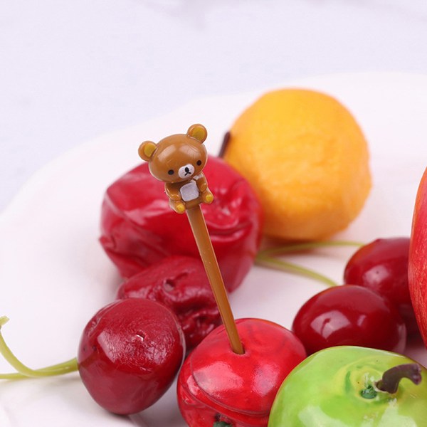 12 stk tegneserie børn kage frugt tandstikker Bento frokost tilbehør