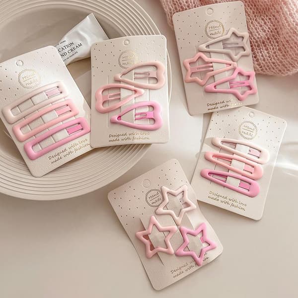 3 stk/sæt Hårnåle Til Damer Piger Star BB Hårspænder Pin Mini n A1