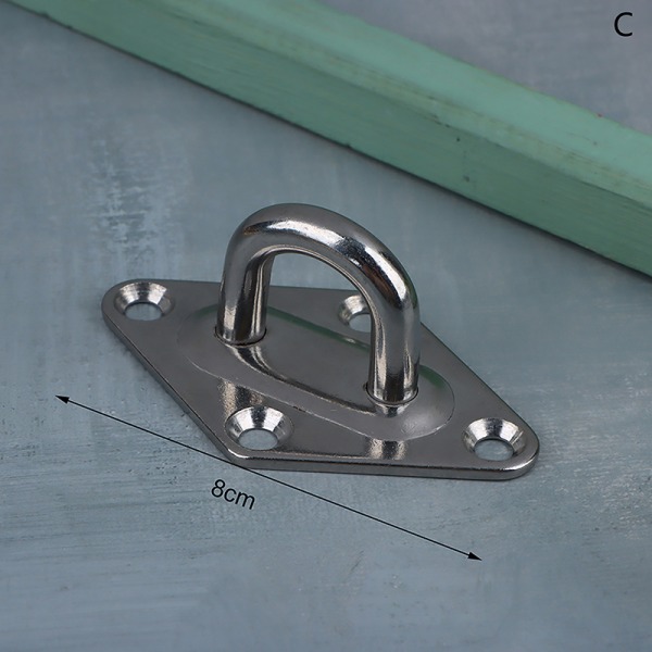 1 stk M5 M6 M8 M10 304Rustfritt stål Tak Veggfeste Krok For C