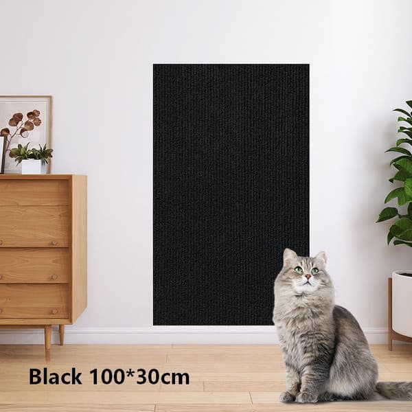 5 farger kattekloresofa-beskytter katteklobrett Black 100x30cm