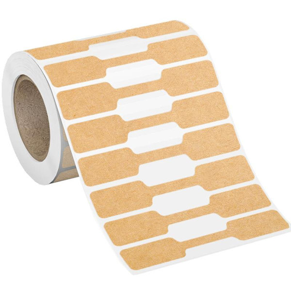 500 stk/rull prislapper smykker prislapper ring halskjede øre A5