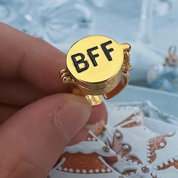 Svampebobs Ring Tilbehør Anime Bff Venskab Good Friend Op