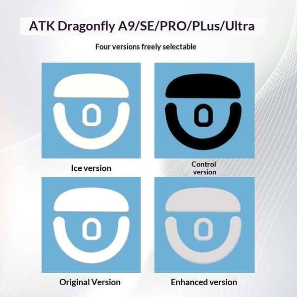 1 sæt Meow Gaming Gear MGG Ultraglide til ATK Dragonfly A9 ICE A1