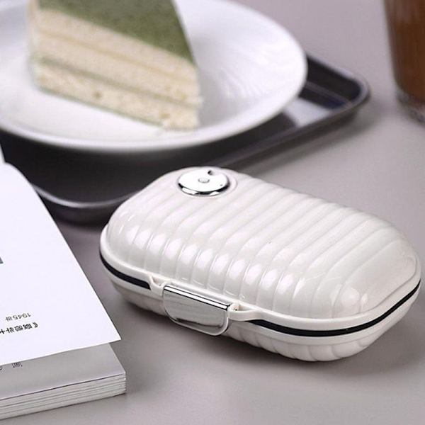 Pill Organizer Mini Storage Weekly Tablet Container Sealed Trav trumpet