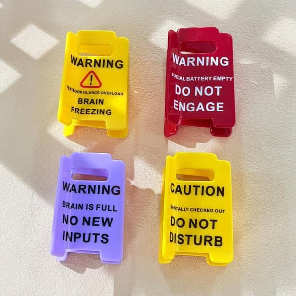 1 stk. advarselshårklemme mod overstimulering A1