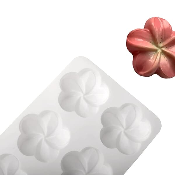 Blomsterformede silikonkakeformer Franske mousse-kakeformer Hjem A5
