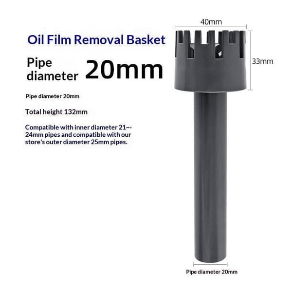 3D-printet akvarium oliefilmfjerner til flydende vand L