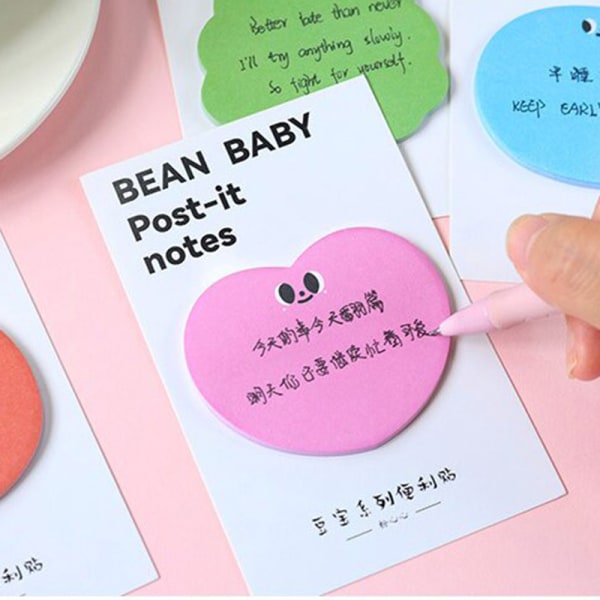Bean Bag Series post-it Notes e Mini Sticky Notes Self-Stick No Green