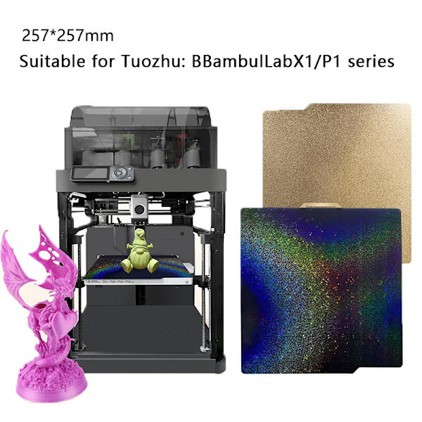 For Bambu Lab X1 P1P P1S Byggeplate PEI Spray /PET/PEO/PEY/PEI pei and pei