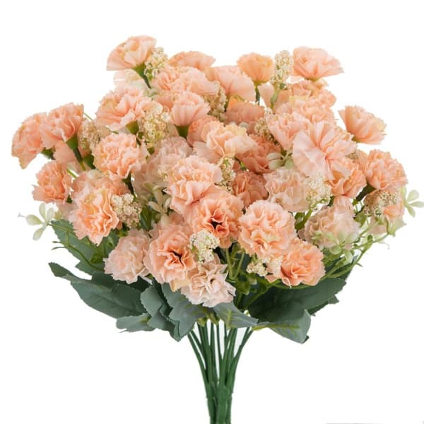 Kunstig nellikeblomstbuket, modstandsdygtig blomst til hjemmet Blue