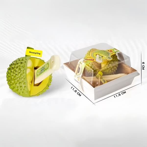 1 sett simulasjonsfrukt durian fôringsleketøy tidlig utdanning leker A1