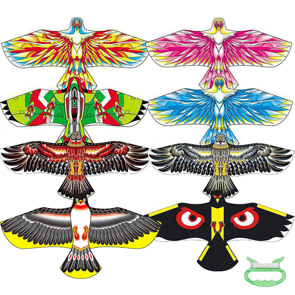 1,2 m Phoenix Eagle-drage med 30 M Line Barn Flying Bird Kite H