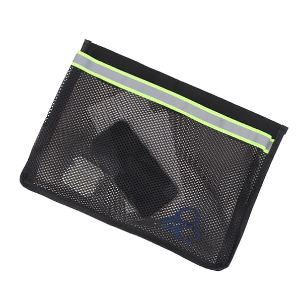 1/2 stk. bådopbevaringspose selvklæbende bagside organizer bærbar Black 1pc