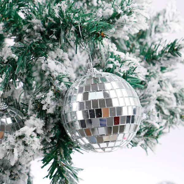 Juleballpynt 2-8cm Mini Disco Speilball Jul A4