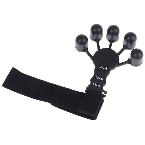 Finger Gripper Patients Hand Vahvistaja Finger Flexion ja Ex Black 13-21LB