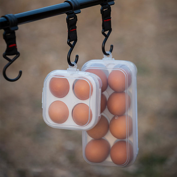 Utomhussäker äggförvaringslåda Bärbar äggbricka Plastskydd A