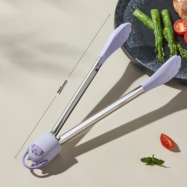 Kloformade klämmor e Tecknade måltidsklämmor Grillklämmor Smörgås Purple
