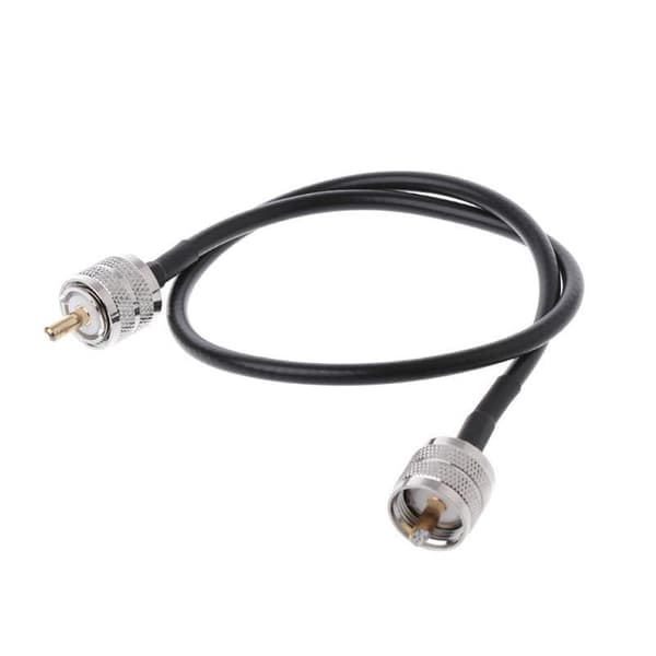 RF koaksialkabel UHF PL259 han til han stik RG58 pigtail A4