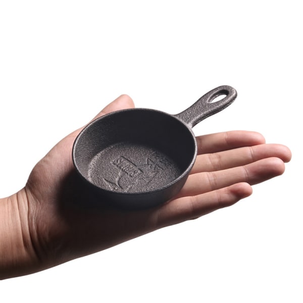 8,5 cm støpejernsgryte, non-stick mini egg stekepanne for Kitch Black 241e  | Black | Fyndiq