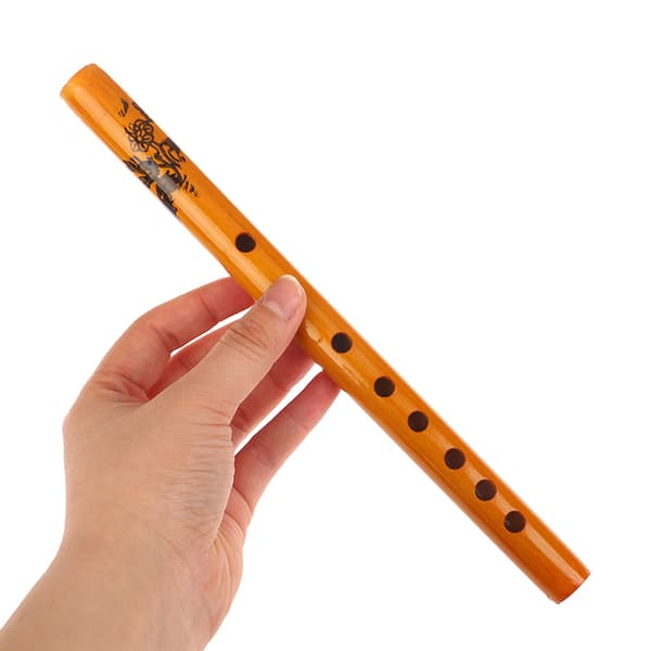 1st traditionell 6-håls bambuflöjt vertikal flöjt 1pc