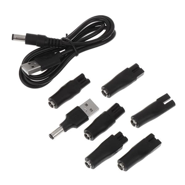 1 sæt strømkabel 5V universel erstatningsoplader USB-adapter F A2
