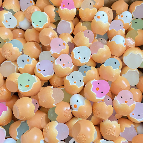 20 stk påskeegg skall kylling mikro landskap dekorasjoner glødende 20PCS