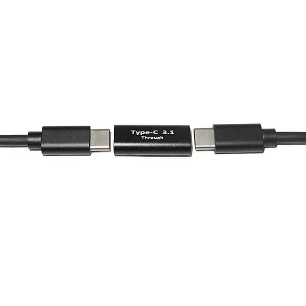 USB C hun til hun adapter USB C 3.1 kobling til tilslutning Black