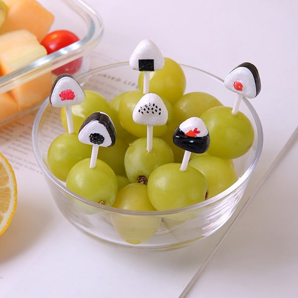 e Animal Fruit Fork Grade Plastic Mini Cartoon Kids Cake Frugt A2