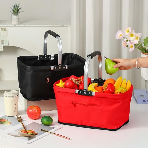 Sammenleggbar kurv med aluminiumsramme B