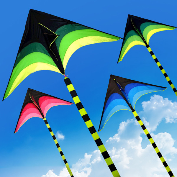 Large Prairie Kite Flying Lelut lapsille Kite Handle Line Ou A4
