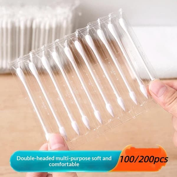 100/200 stk. engangs vatpinde individuelt pakket til Ma 100pcs