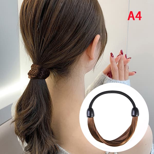 Mode peruk Flätat hårband för kvinnor Pigtail Typ gummiförbud A4