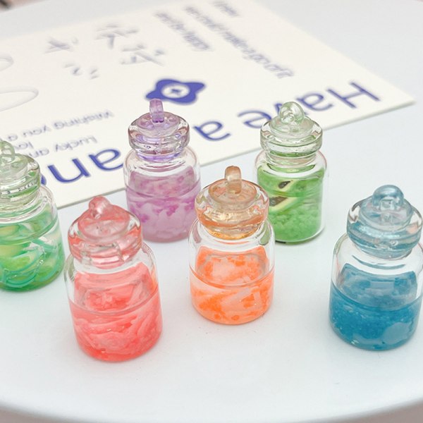 1/5 Stk Mini Luminous Ønskeflaske Hjem Hage Dekor DIY Ornam 5pcs Random